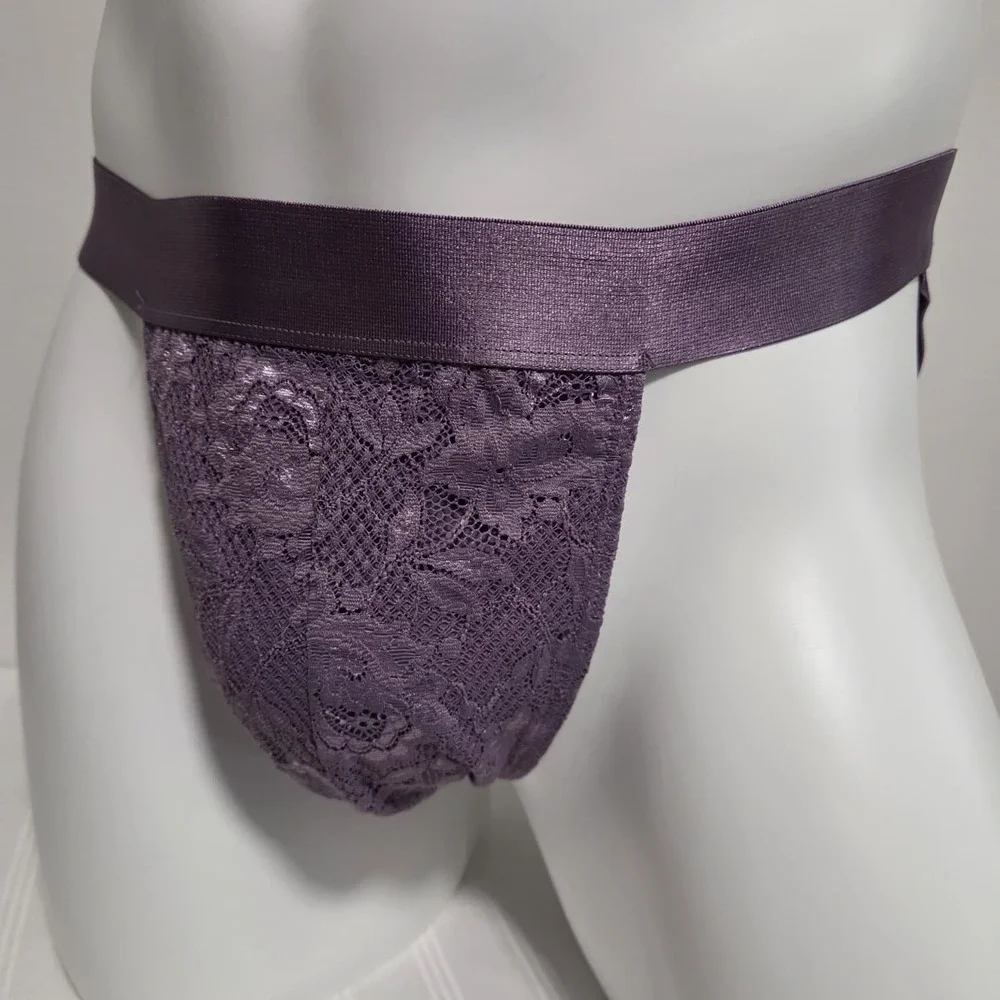 Cosabella Luxury Italian Men's Lace Jock Strap‎ Designer Underwear Himalayan Sky